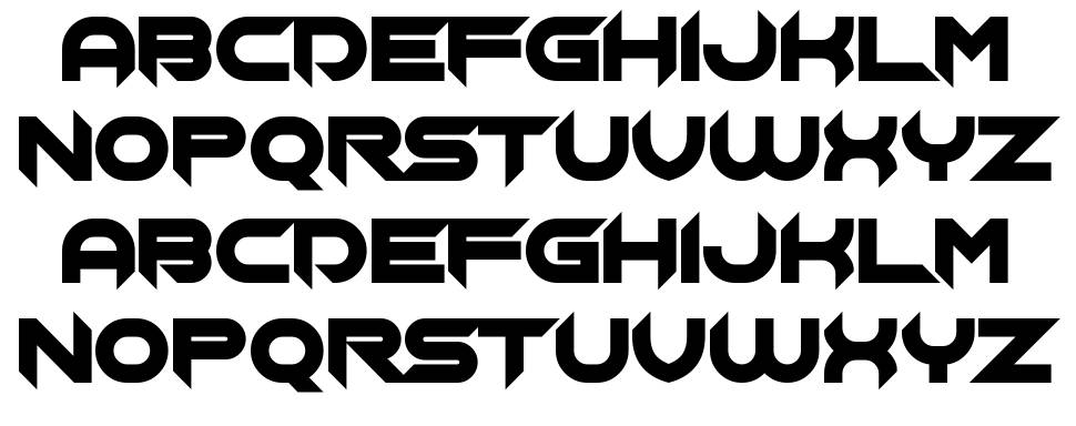 Chopsic font specimens