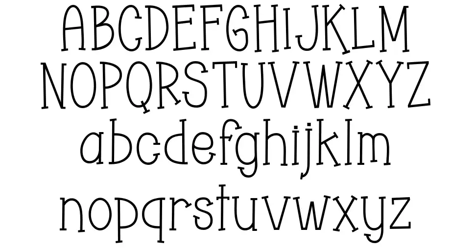 Chopyorfont specimens
