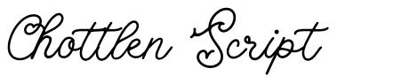 Chottlen Script шрифт