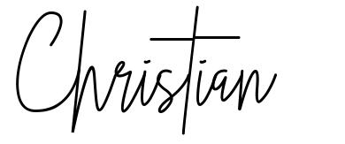 Christian шрифт