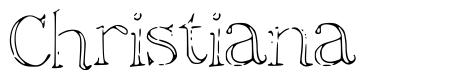 Christiana 字形