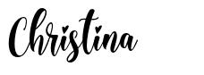 Christina шрифт