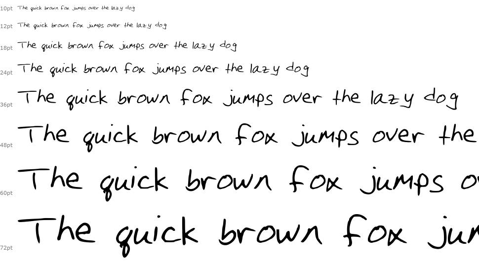 Christina Handwriting шрифт Водопад