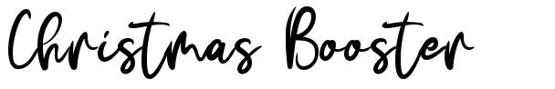 Christmas Booster font