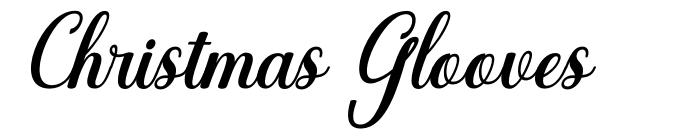Christmas Glooves font
