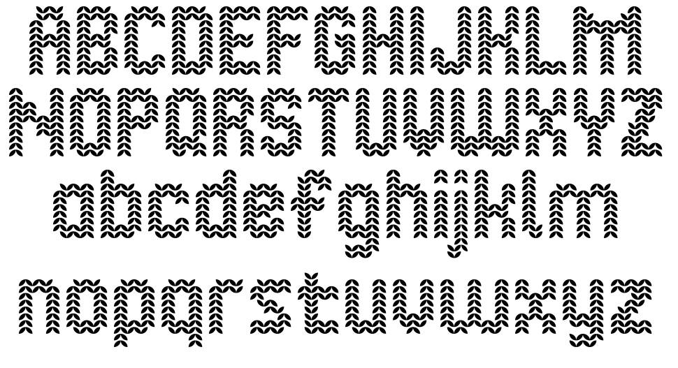 Christmas Jumper 2023 шрифт Спецификация