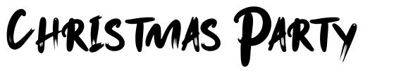 Christmas Party font