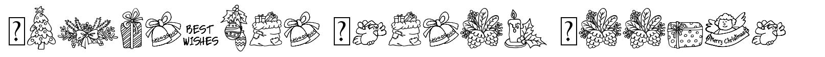Christmas Season Doodle carattere