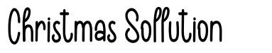 Christmas Sollution font
