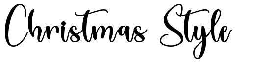 Christmas Style font