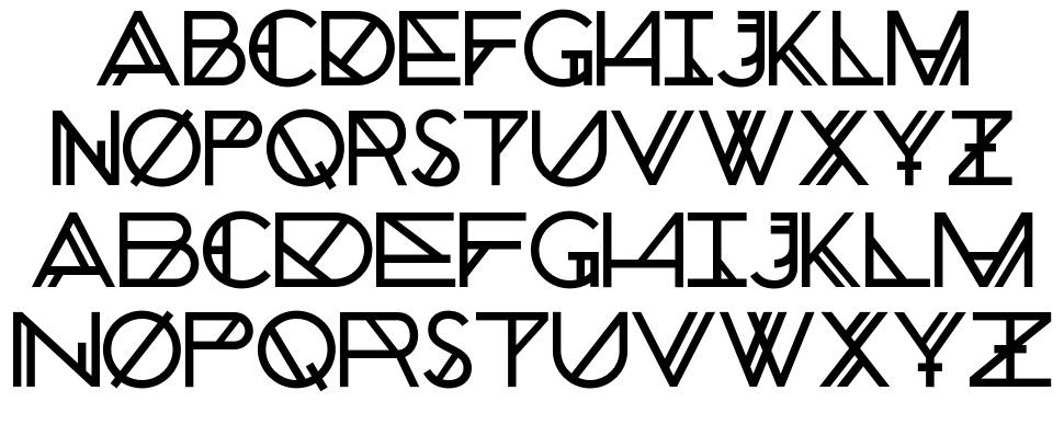 Chronic font specimens