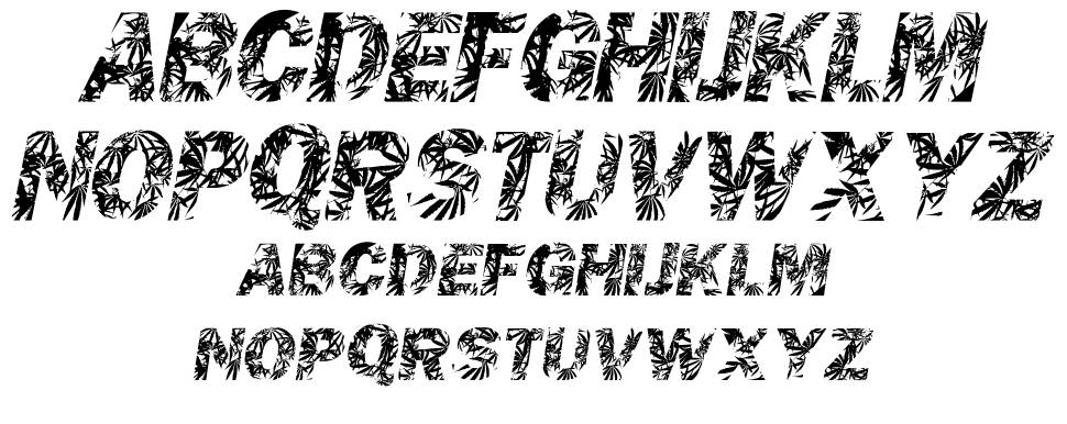 Chronic Gothic font specimens