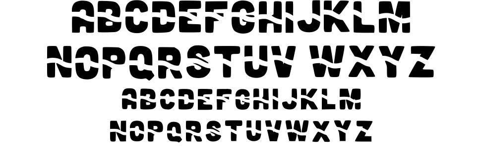 Chua font specimens
