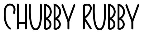 Chubby Rubby font