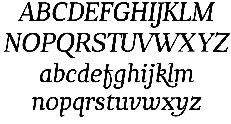 Chucara font specimens