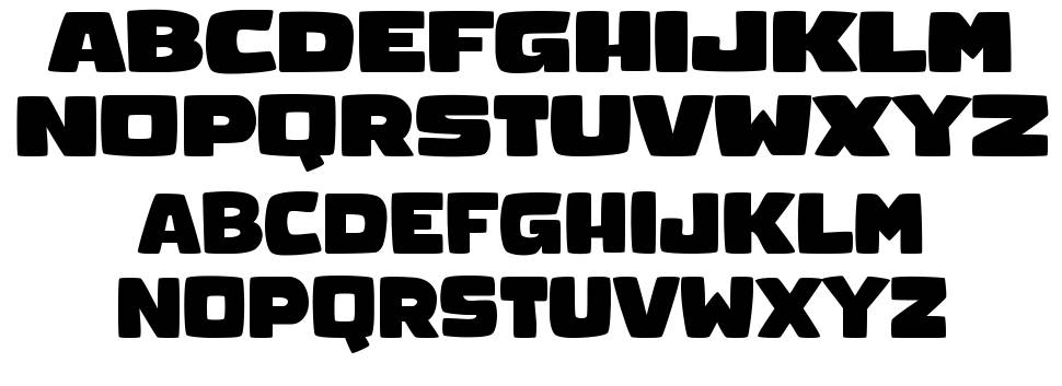 Chucklesome font specimens
