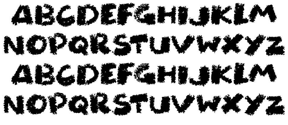 Chunky Chalk písmo Exempláře