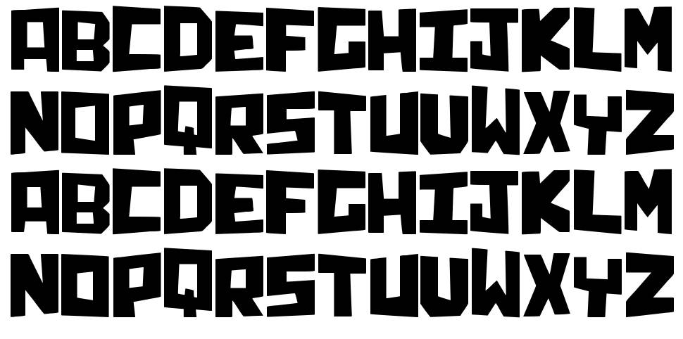 Chunq font specimens