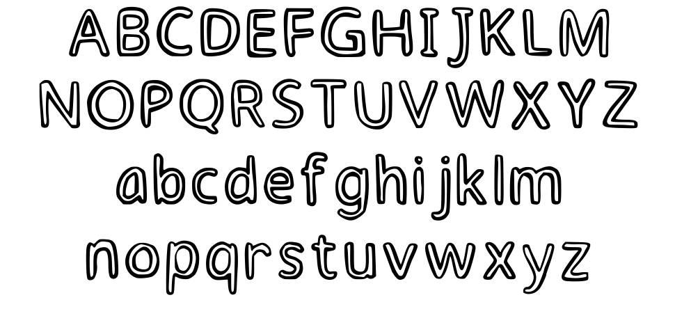 Churro font specimens