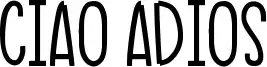 Ciao Adios