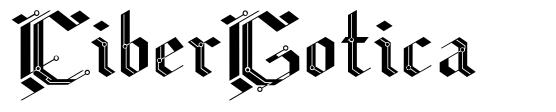CiberGotica шрифт