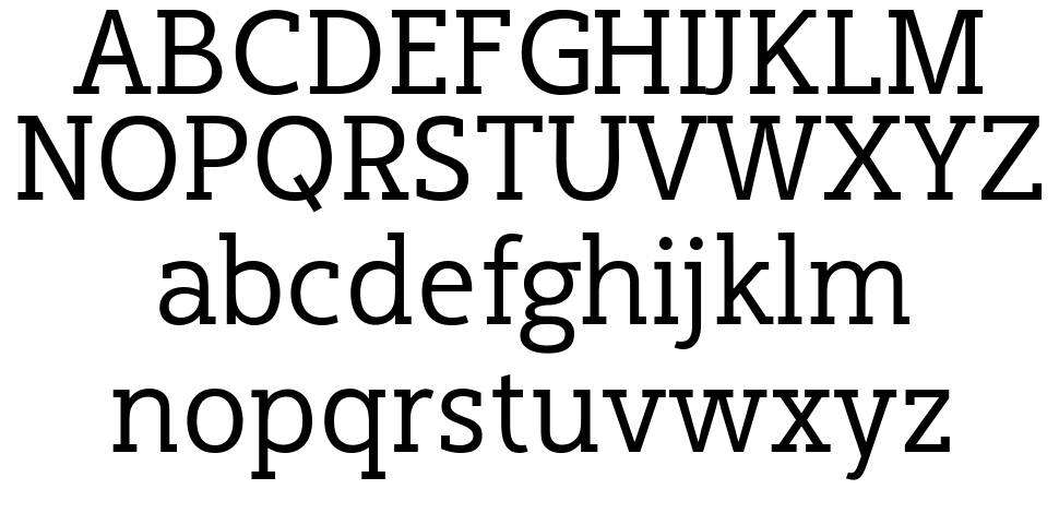 Cicero Serif czcionka Okazy