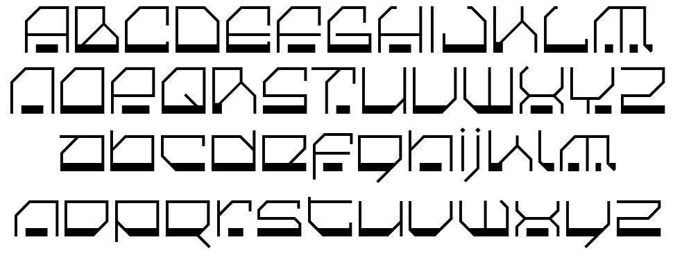 Cilica font specimens