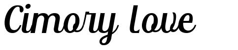 Cimory Love font