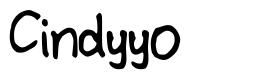 Cindyyo шрифт