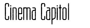 Cinema Capitol шрифт