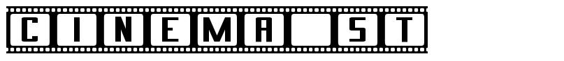 Cinema ST font