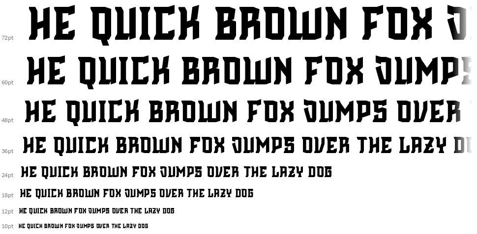Cinematic Englishfont waterfall