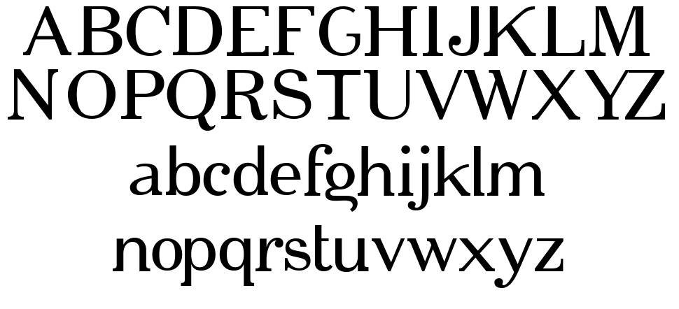 Cipher font specimens