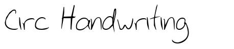 Circ Handwriting font