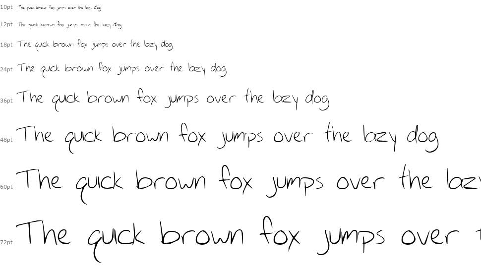 Circ Handwriting font Waterfall