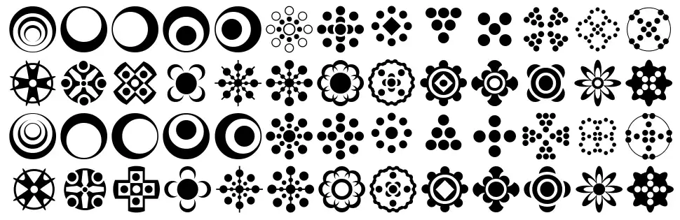 Circle Things 2 Font By Fonts Things Fontriver