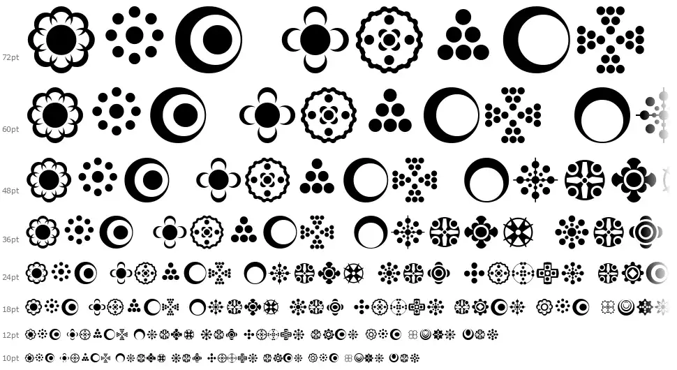 Circle Things 2 字形 Waterfall