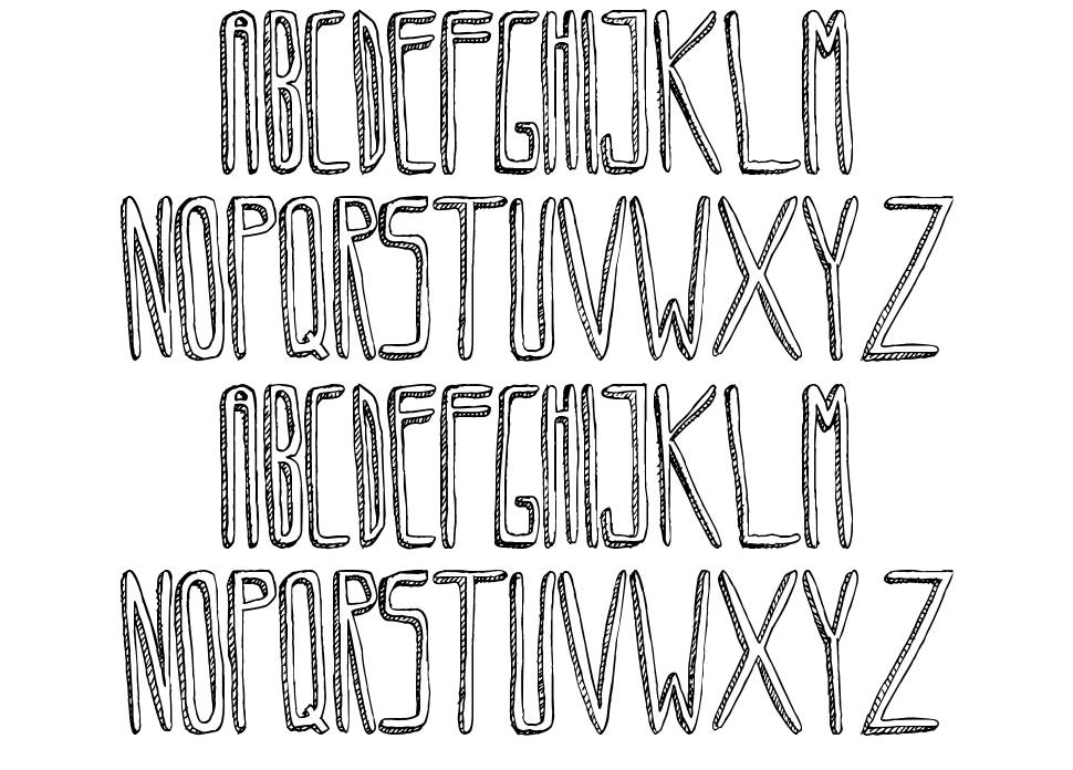 Circoex font Örnekler