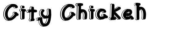 City Chicken font