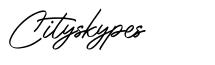 Cityskypes 字形
