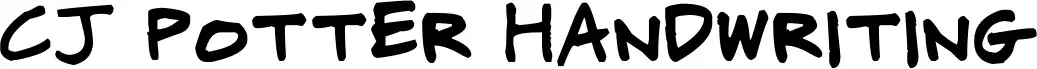 CJ Potter Handwriting