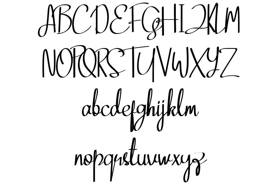 Clana font Örnekler