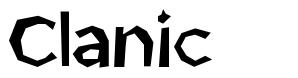 Clanic шрифт