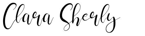 Clara Sherly font