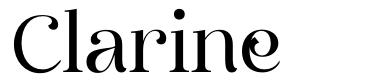 Clarine шрифт