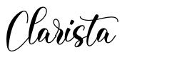 Clarista schriftart