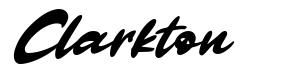 Clarkton шрифт