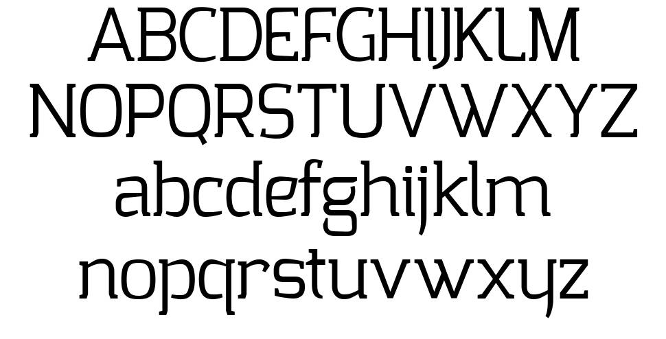 Clarraz font Örnekler