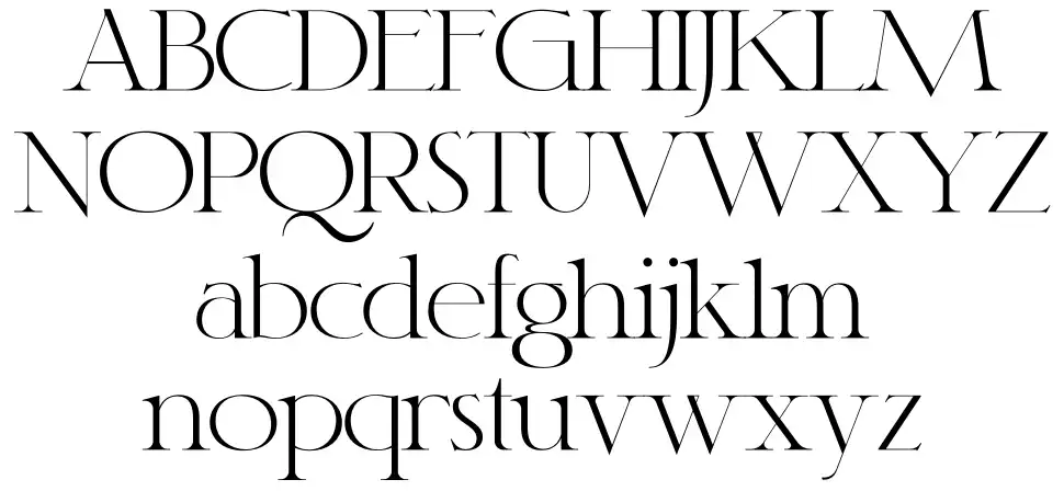 Classyfont specimens