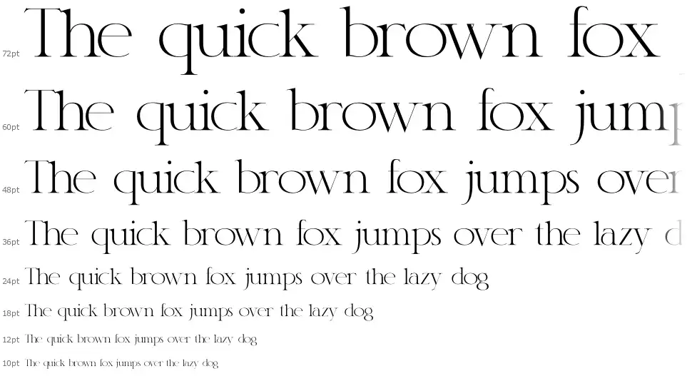 Classyfont waterfall